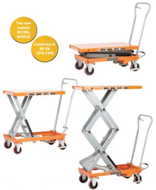 WARRIOR Manual Operated Mobile Lift Tables (BS50)